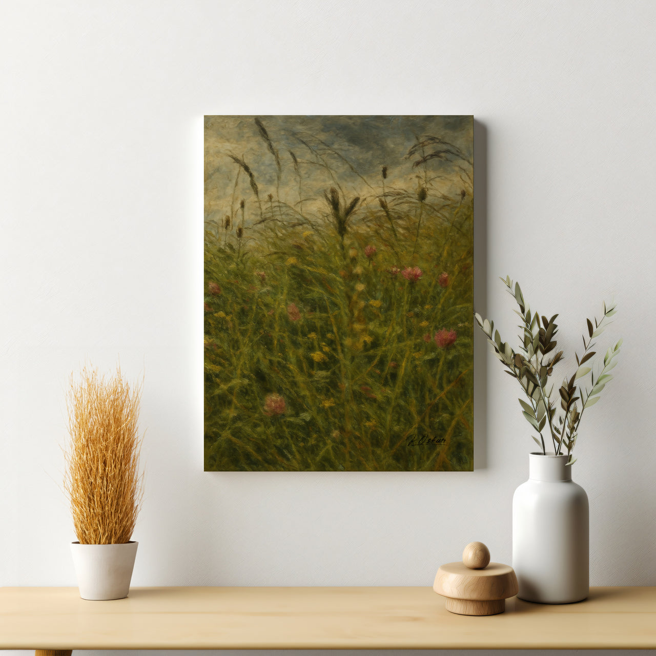 Majestic Mountain 53 - Meadow Breeze Canvas Art