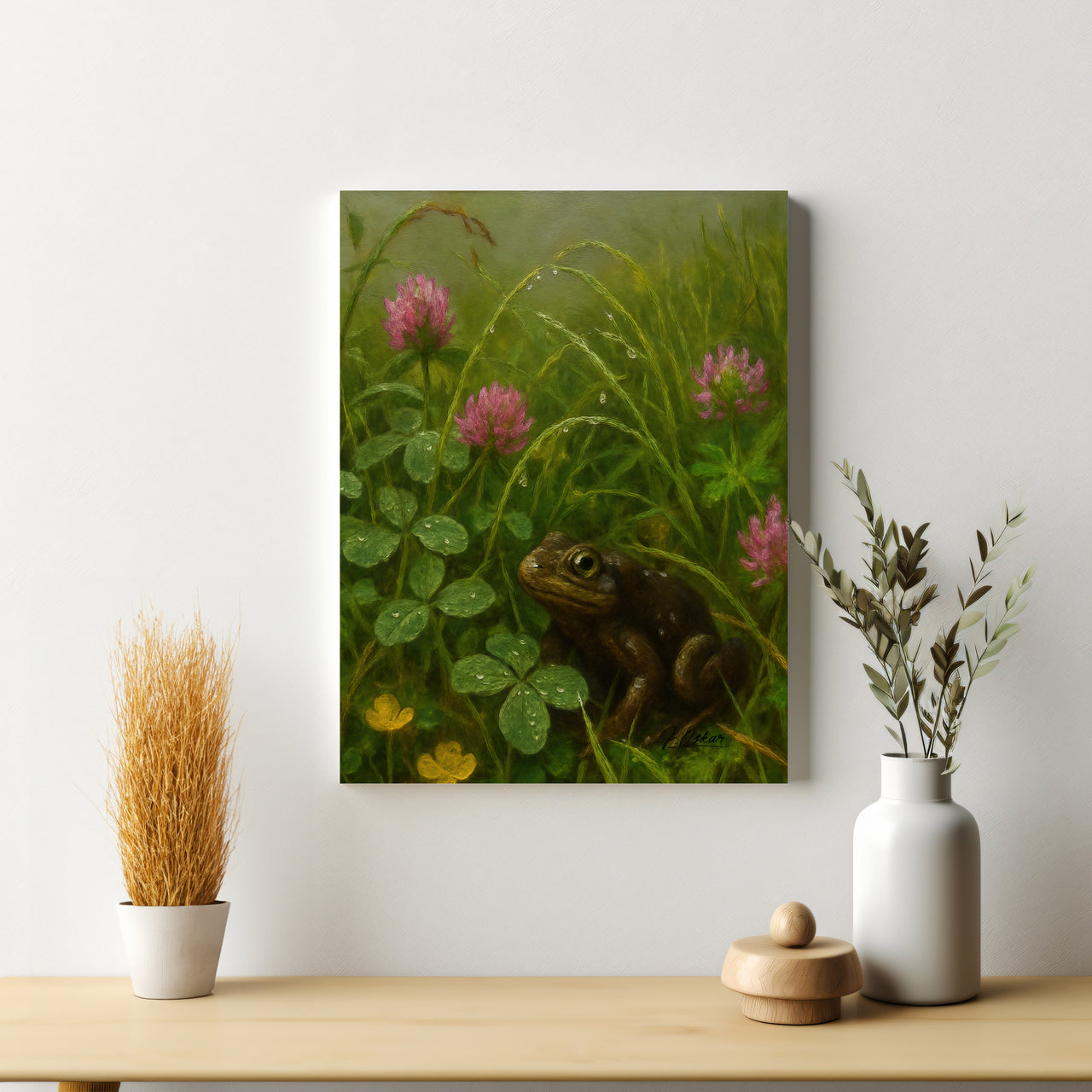 Majestic Mountain 55 - Clover and the Frog Canvas Art