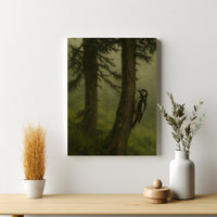 Majestic Mountain 60 - The Watchful Woodpecker Canvas Art
