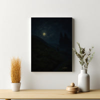 Majestic Mountain 65- Silent Hillside Canvas Art