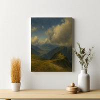 Majestic Mountain 76 - The Last Ridge Canvas Art
