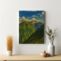 Majestic Mountain 79 - Green Heights Canvas Art
