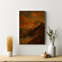 Majestic Mountain 95 - Summit in morning light Canvas Art