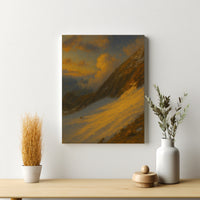 Majestic Mountain 96 - Sunlit Ascent Canvas Art