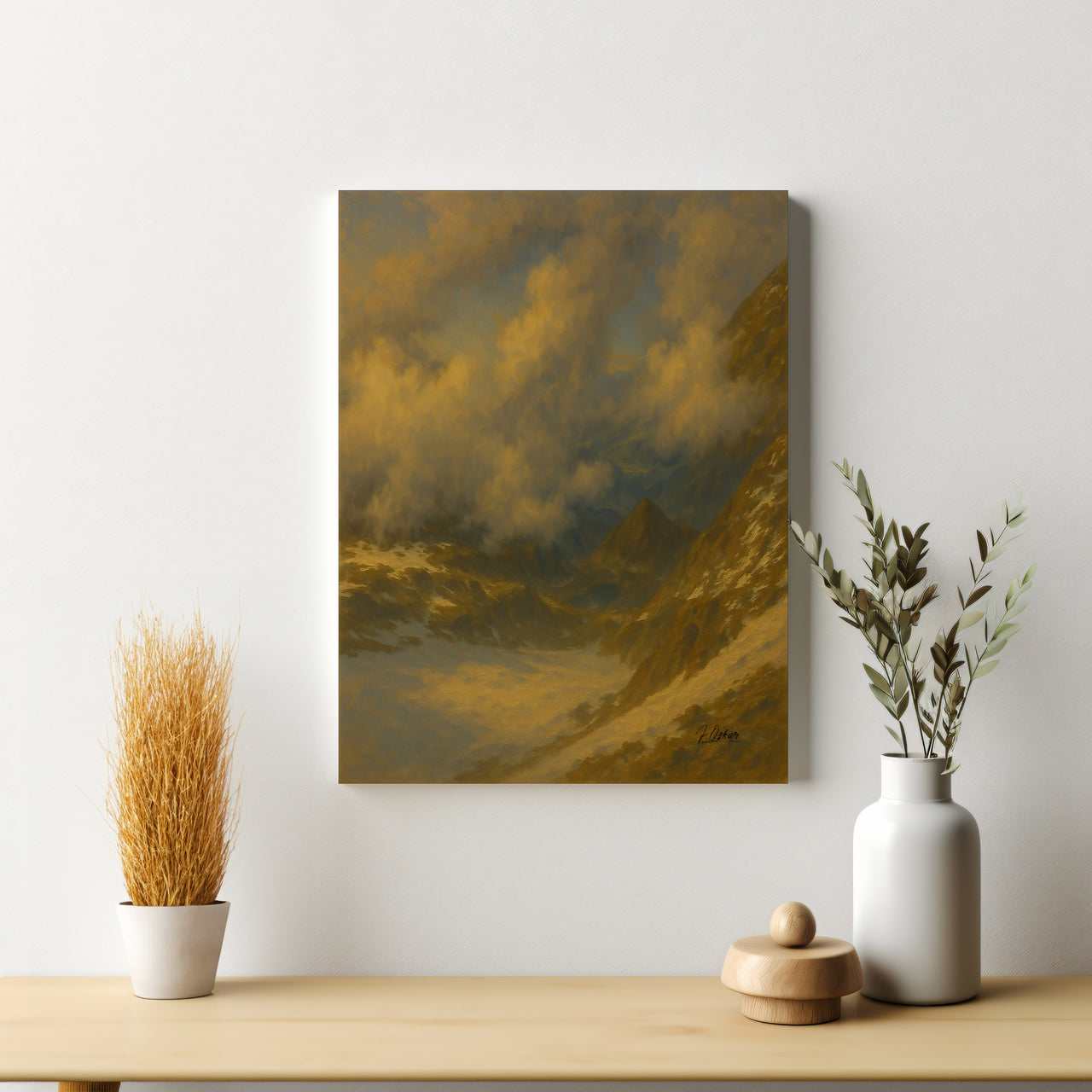 Majestic Mountain 97 - Sea of Clouds Canvas Art