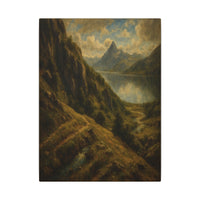 Majestic Mountain 63 - Lake Beneath the Peaks Canvas Art