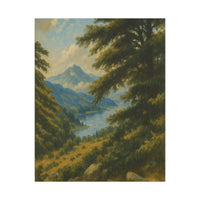 Majestic Mountain 10 - View of the Quiet Vale Canvas Art