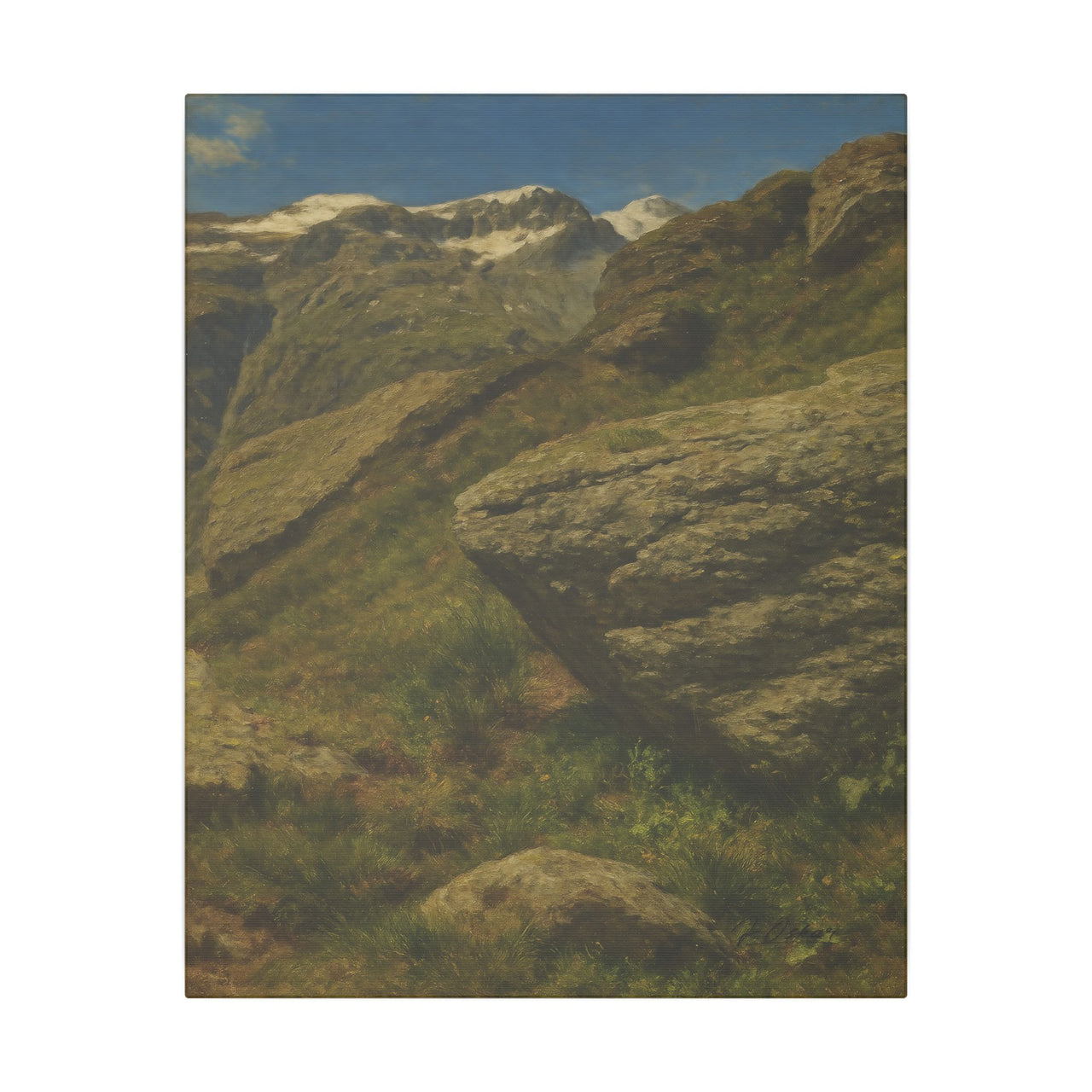 Majestic Mountain 89- Steps Among the Peaks Canvas Art
