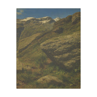 Majestic Mountain 89- Steps Among the Peaks Canvas Art