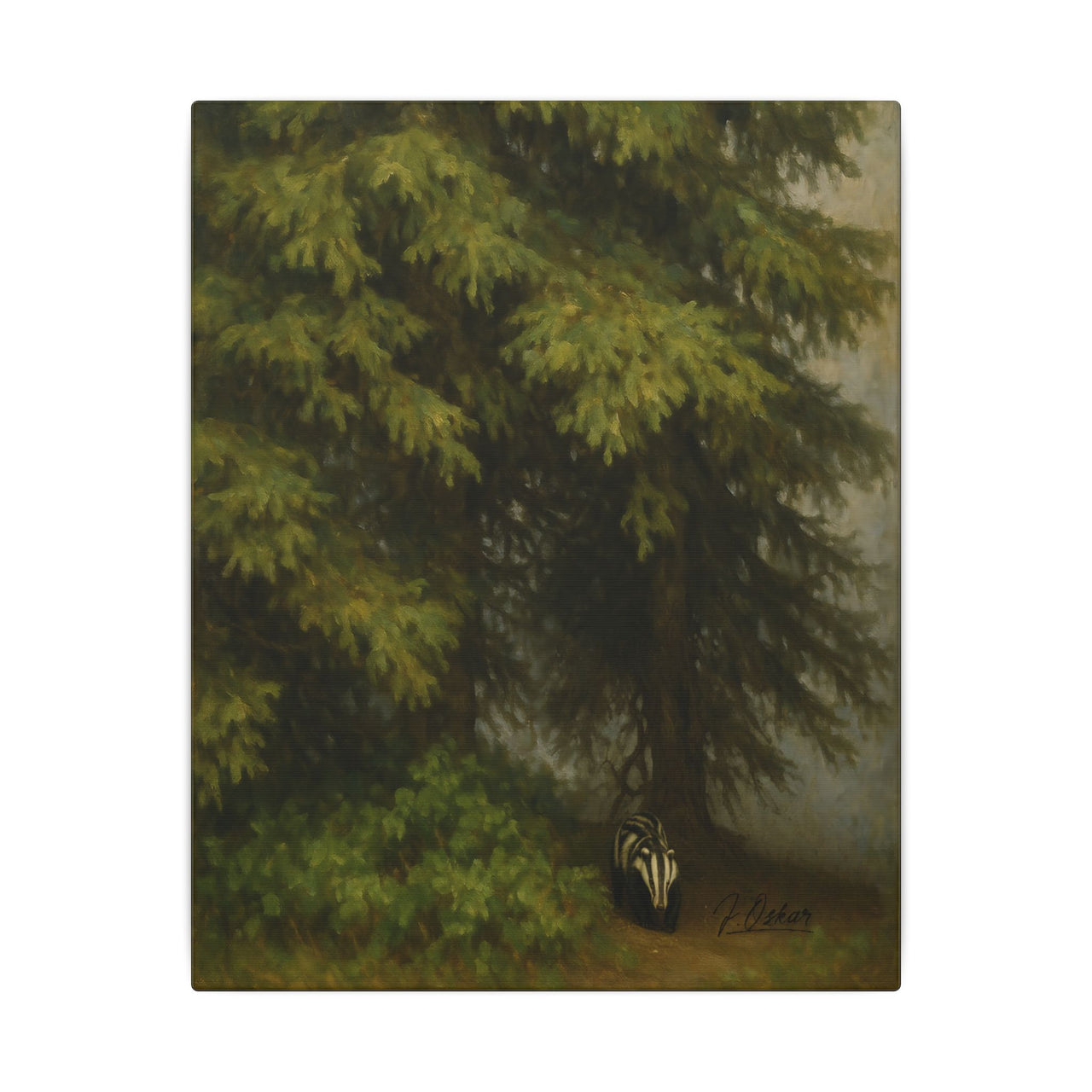 Majestic Mountain 56 - Forest Watcher Canvas Art