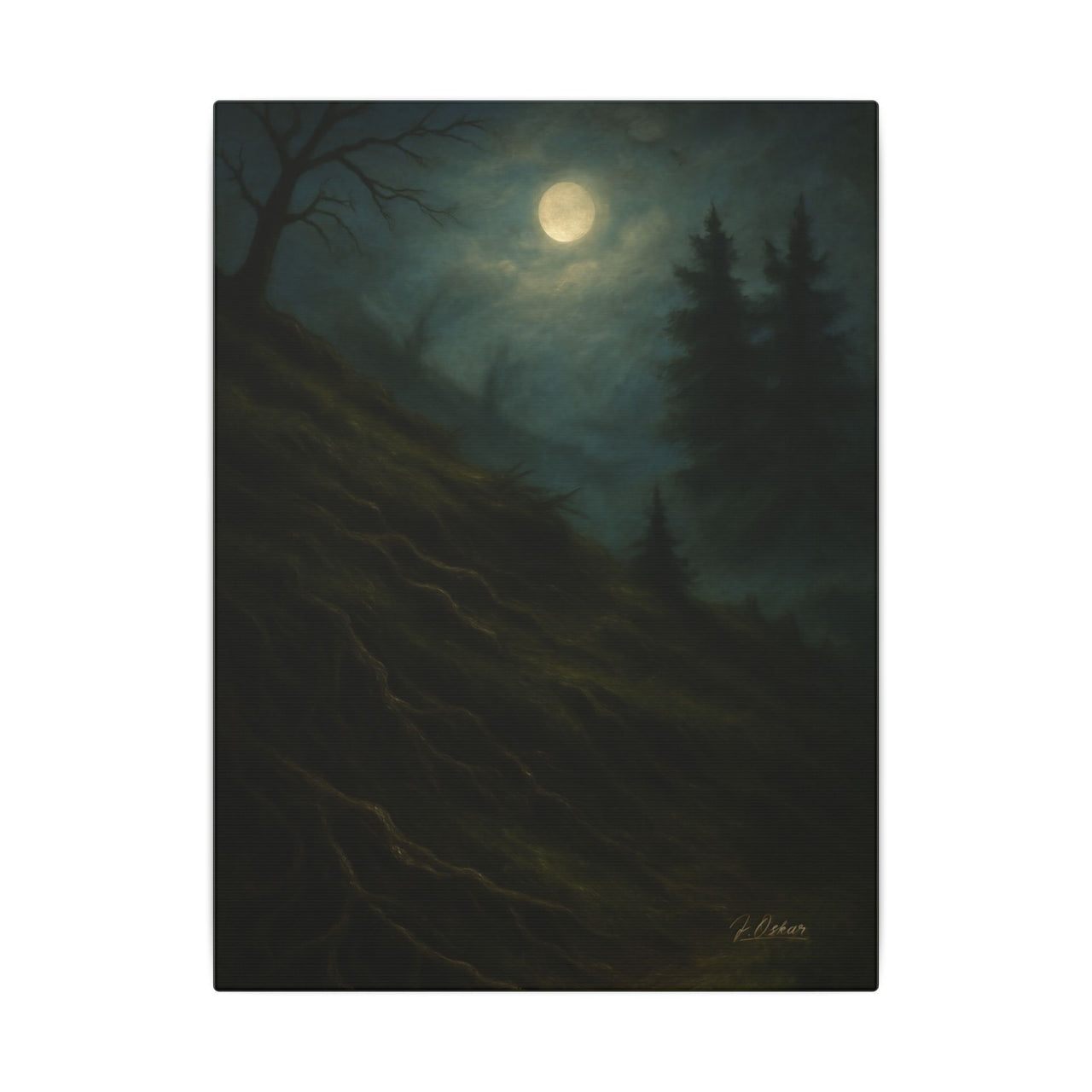 Majestic Mountain 67- Roots and Shadows Canvas Art