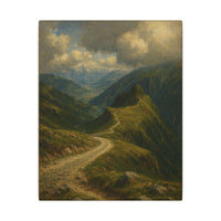Majestic Mountain 85- The Curving Ridge Path Canvas Art