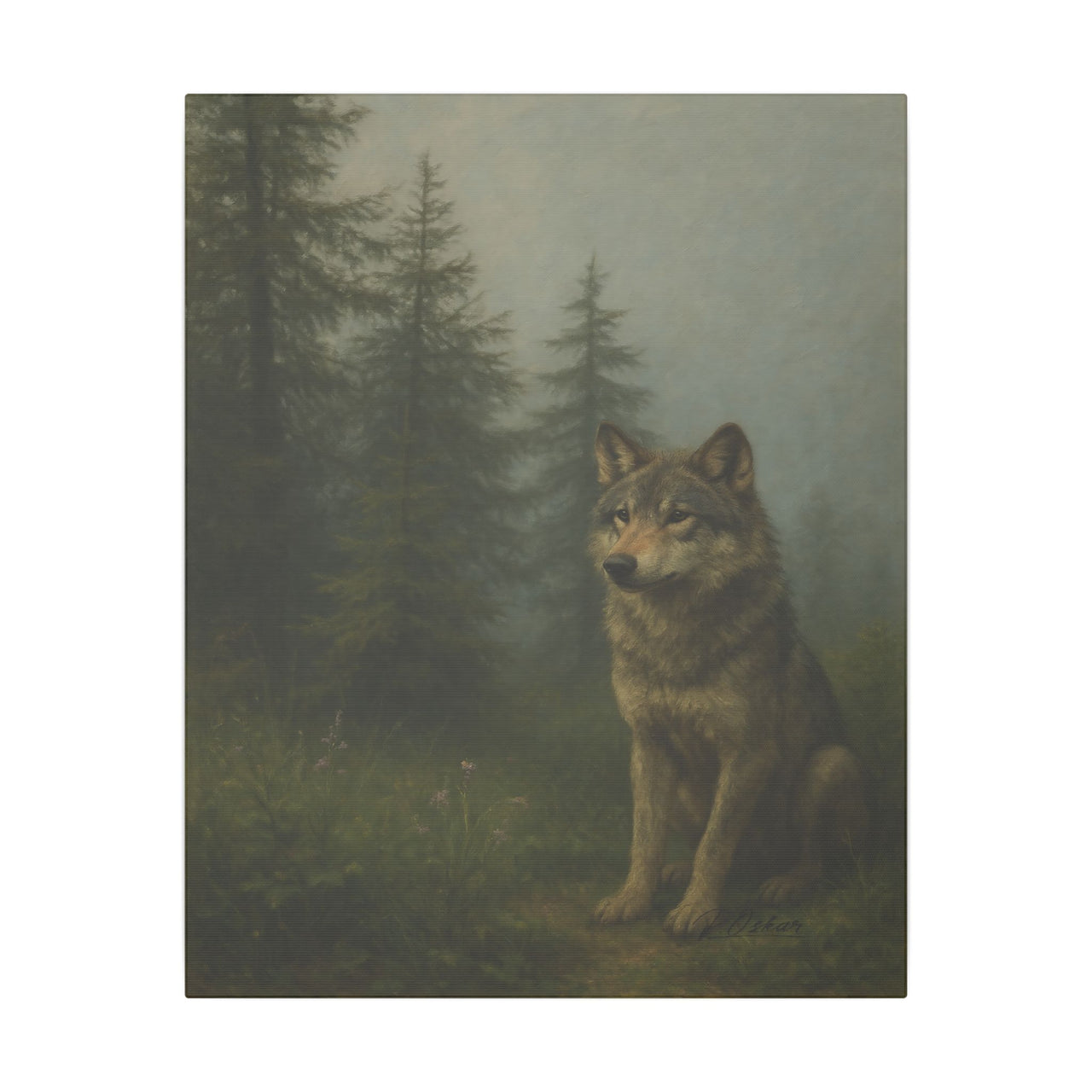 Majestic Mountain 33 - Sentinel of the Deep Woods Canvas Art