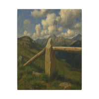 Majestic Mountain 78 - Summit Marker Canvas Art