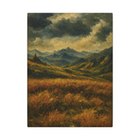 Majestic Mountain 3 - Path Through the Windswept Valley Canvas Art