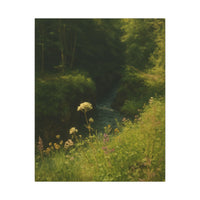 Majestic Mountain 50 - Path into the Green Gorge Canvas Art