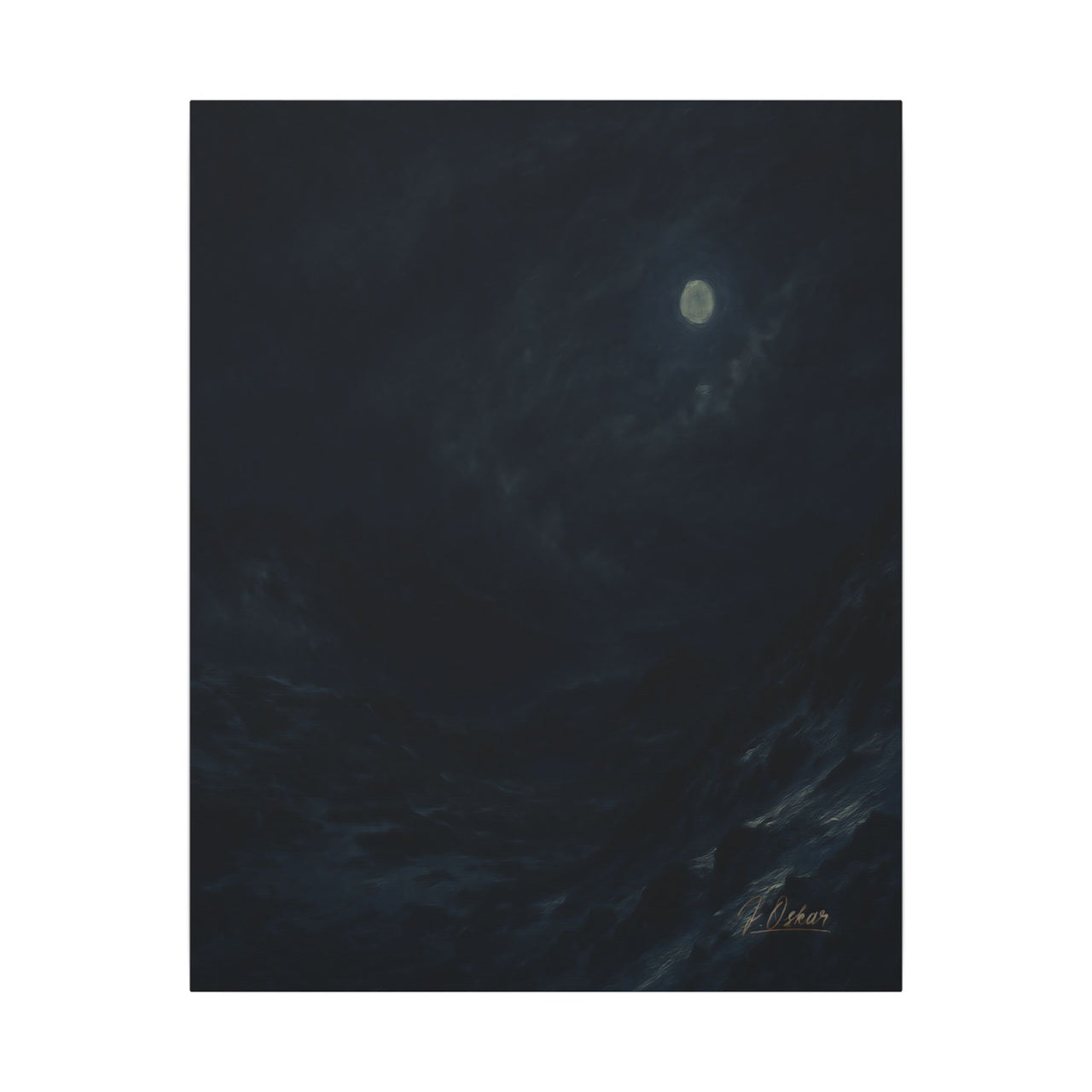 Majestic Mountain 94 - Whispers of the Summit Canvas Art