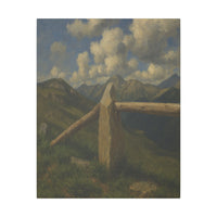 Majestic Mountain 78 - Summit Marker Canvas Art