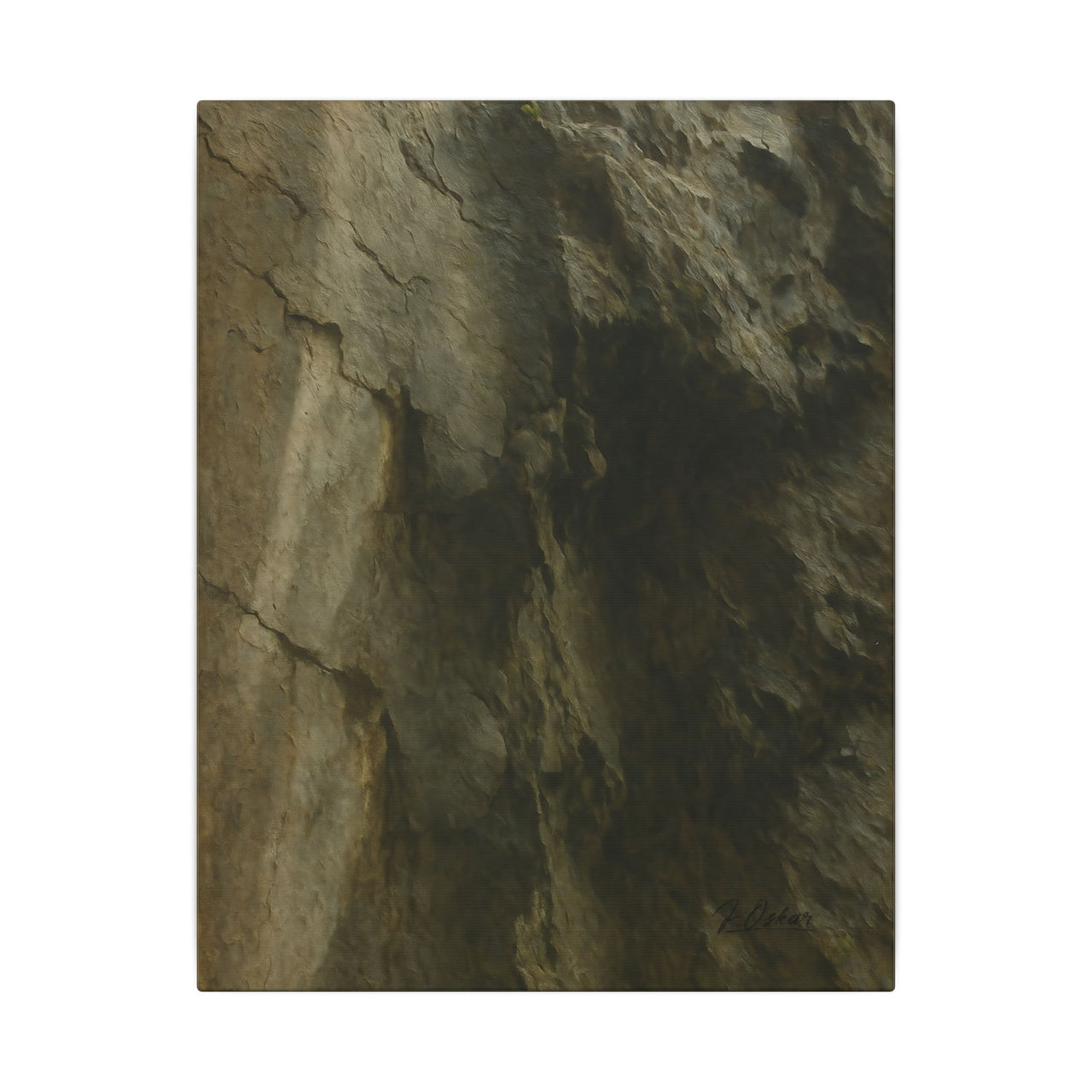 Majestic Mountain 47 - Silence of the Stone Canvas Art