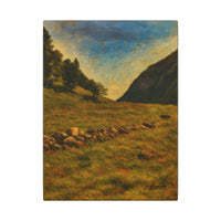 Majestic Mountain 29 - Stone Line of Memory Canvas Art