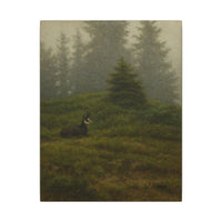 Majestic Mountain 39 - A misty slope Canvas Art