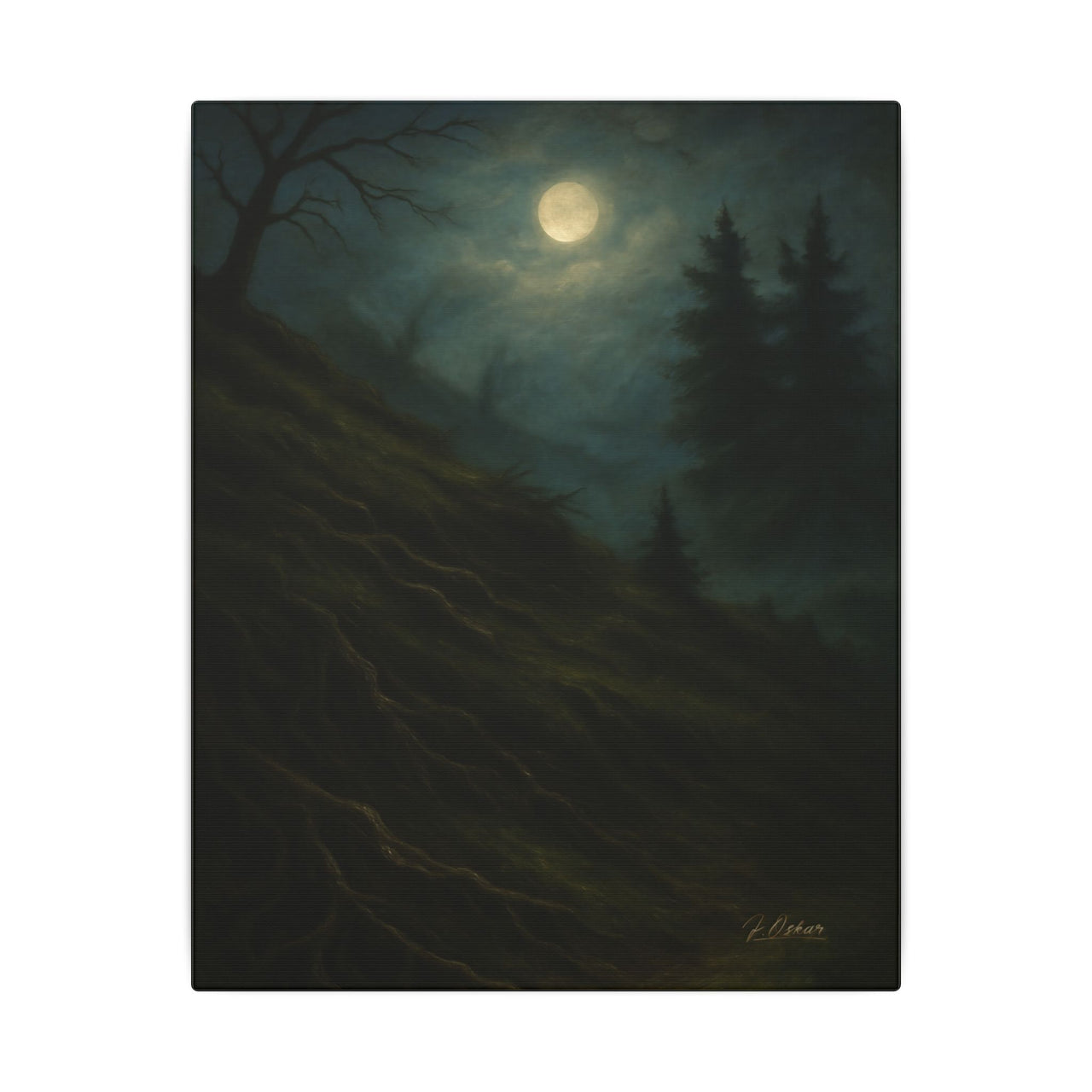 Majestic Mountain 67- Roots and Shadows Canvas Art