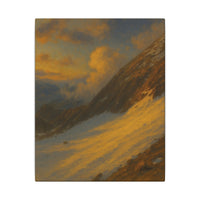 Majestic Mountain 96 - Sunlit Ascent Canvas Art