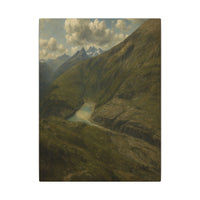Majestic Mountain 72 - Mountain Reservoir Canvas Art
