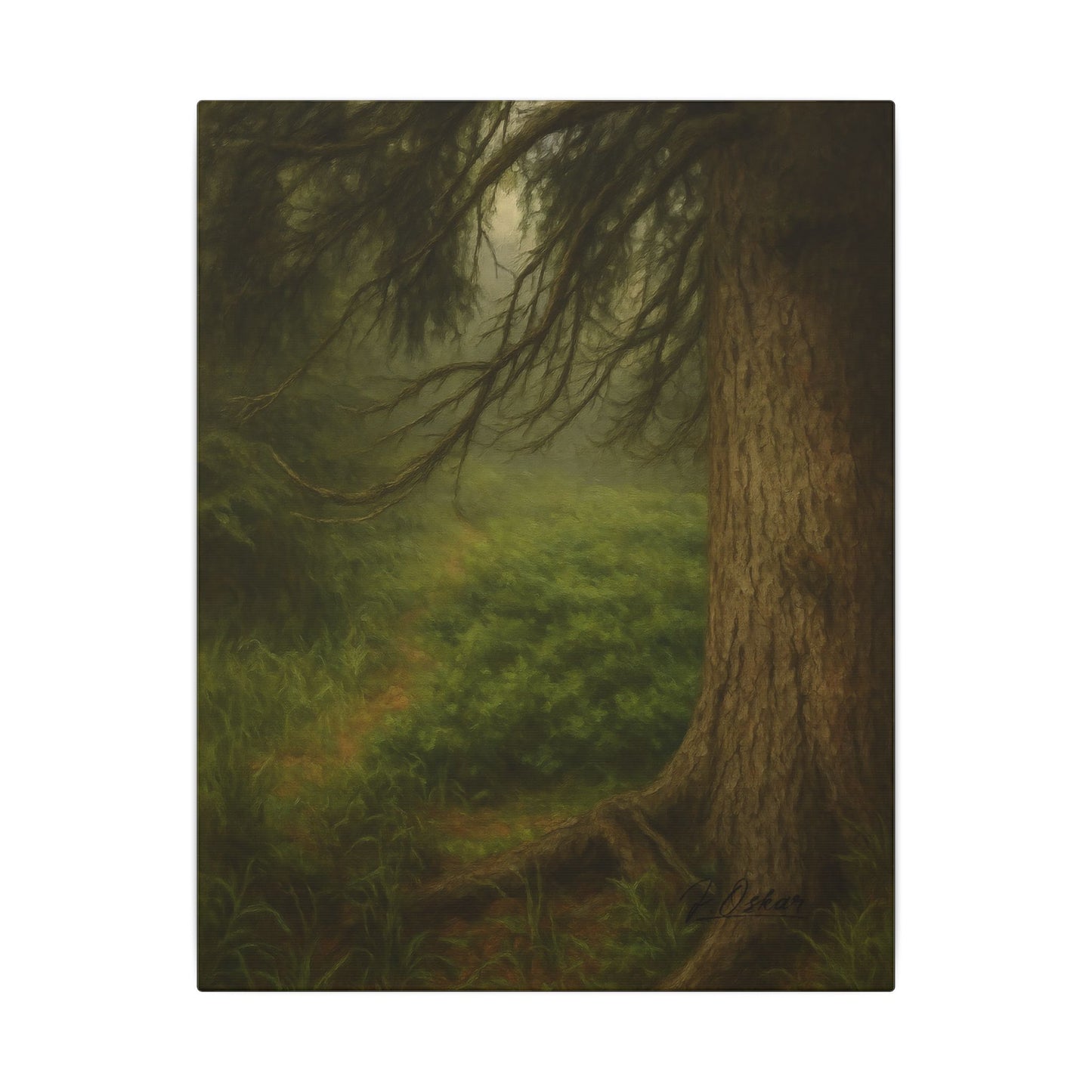 Majestic Mountain 35 - Under the Elder Pine Canvas Art