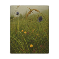 Majestic Mountain 54 - Wildflowers in the Mist Canvas Art