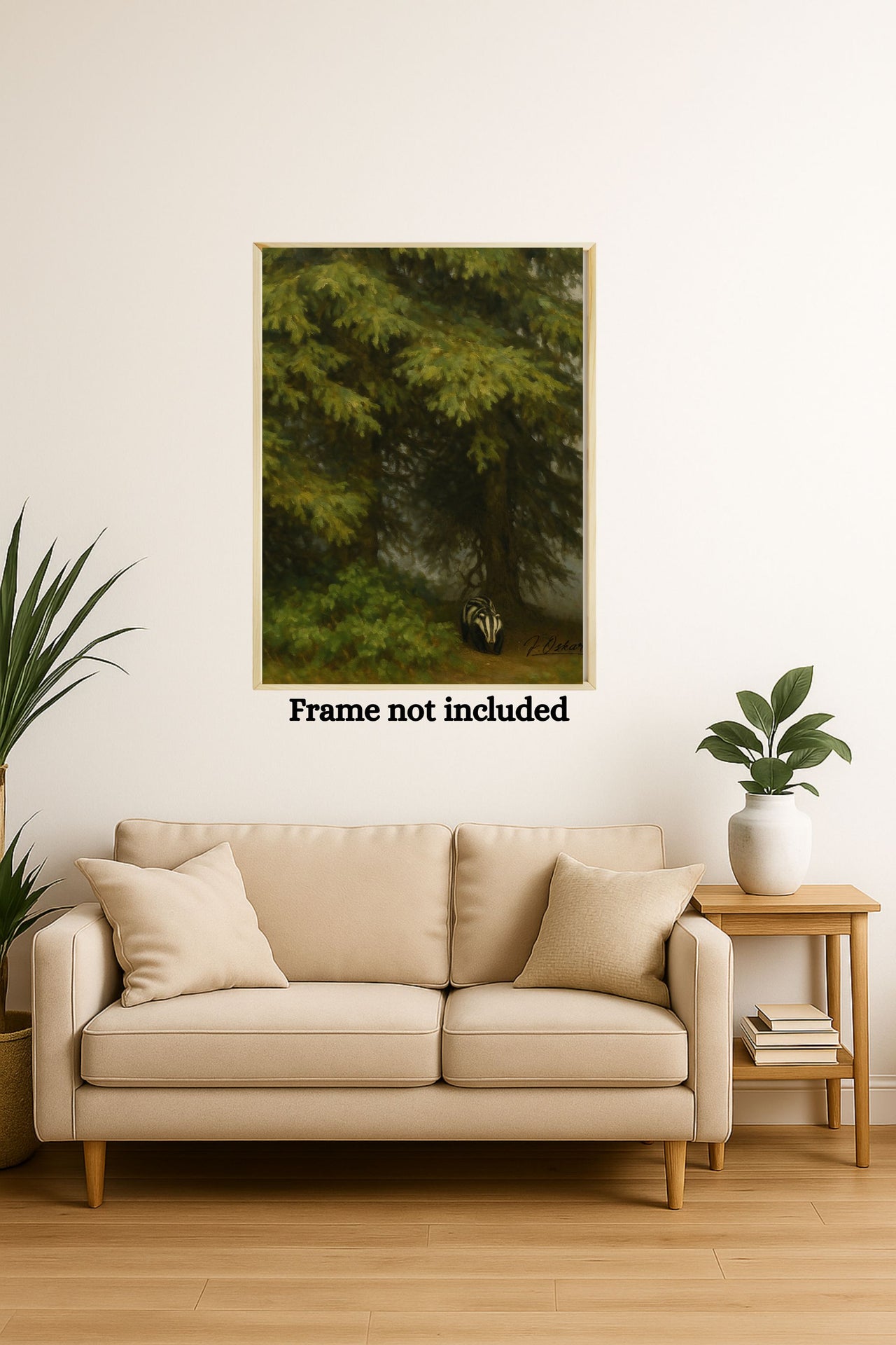 Majestic Mountain 56 - Forest Watcher Canvas Art
