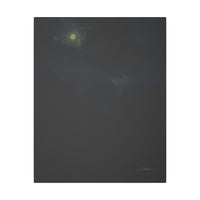 Majestic Mountain 68- Clouds Over the nightly Valley Canvas Art