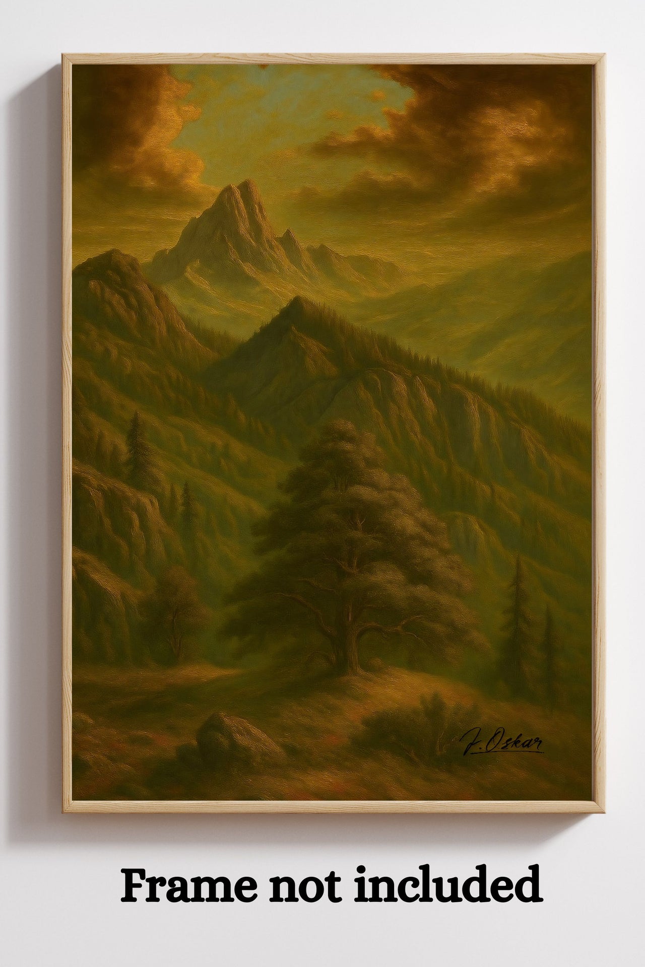 Majestic Mountain 15 - Journey to the Unknown Canvas Art