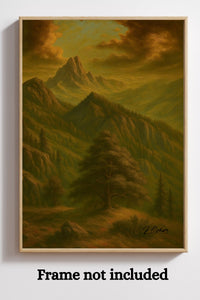 Majestic Mountain 15 - Journey to the Unknown Canvas Art