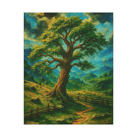 Majestic Mountain 28 - The Tree Beyond Fear Canvas Art