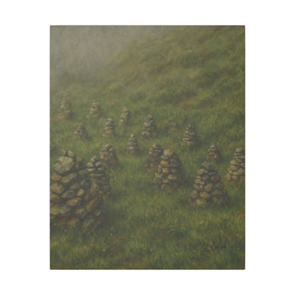 Majestic Mountain 30 - Voices in the Fog Canvas Art