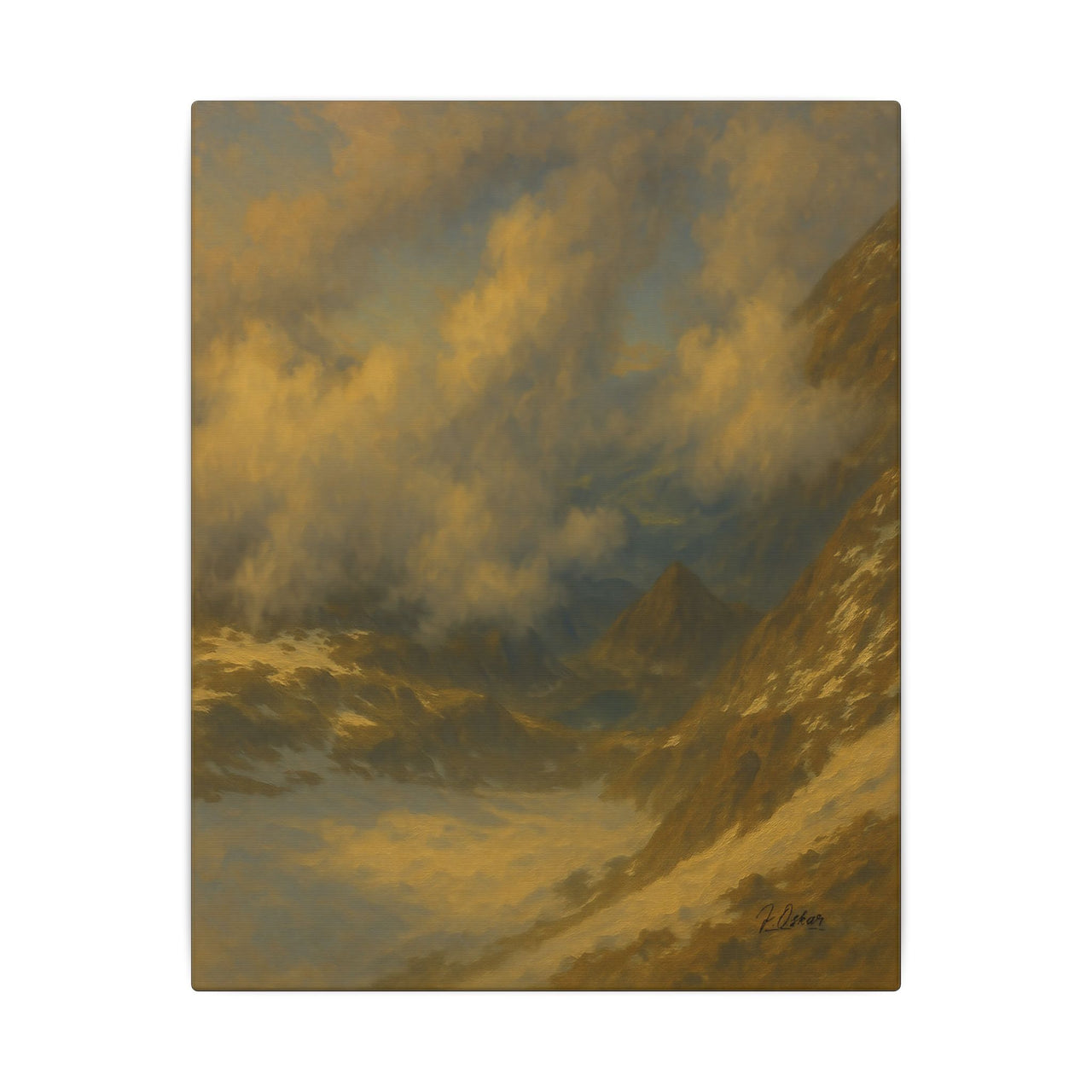Majestic Mountain 97 - Sea of Clouds Canvas Art