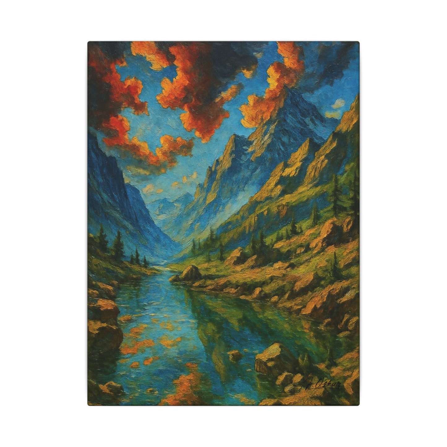 Majestic Mountain 17 - The Awakening Valley Canvas Art