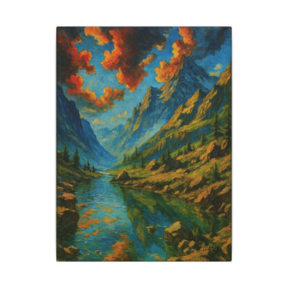 Majestic Mountain 17 - The Awakening Valley Canvas Art