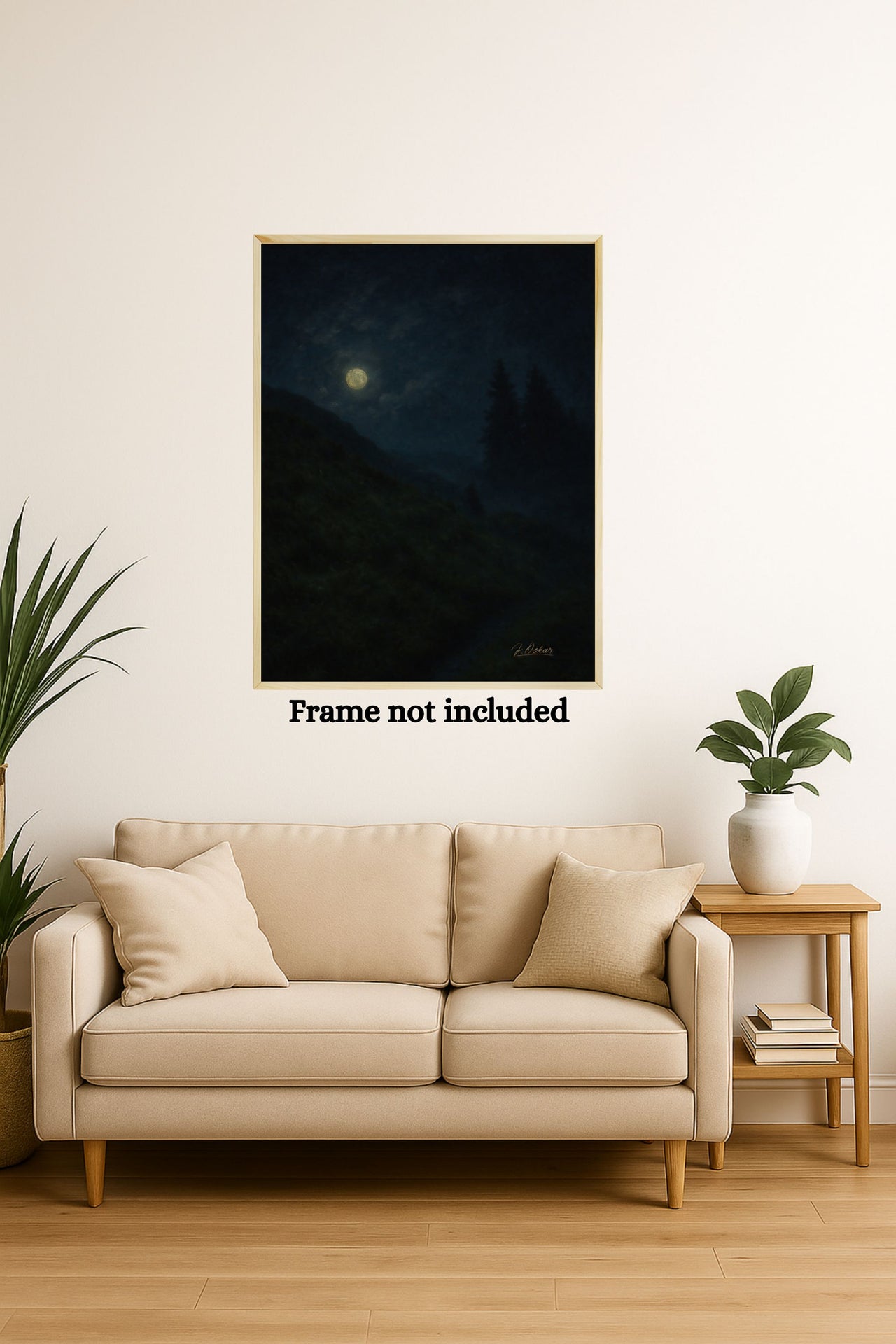 Majestic Mountain 65- Silent Hillside Canvas Art