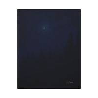 Majestic Mountain 69- Midnight Mist on the mountain Canvas Art