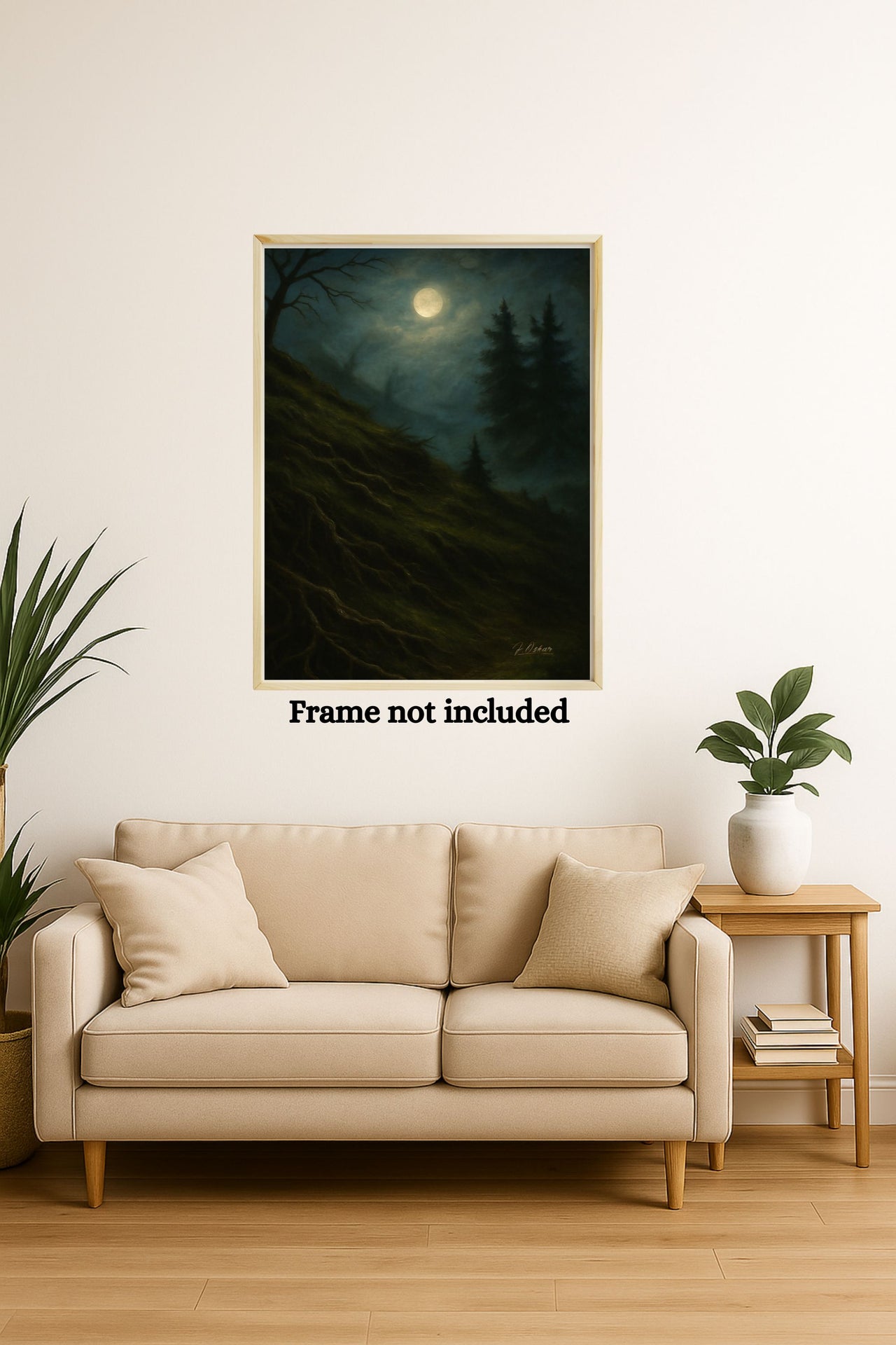 Majestic Mountain 67- Roots and Shadows Canvas Art