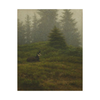 Majestic Mountain 39 - A misty slope Canvas Art