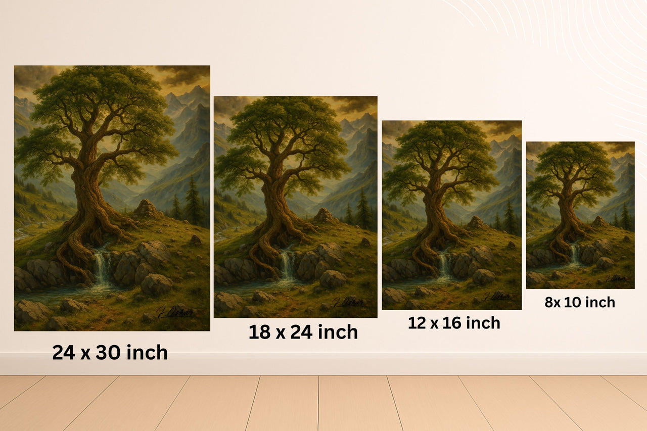 Majestic Mountain 16 - The Living Spring Canvas Art