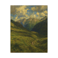 Majestic Mountain 74 - Valley of Peaks Canvas Art