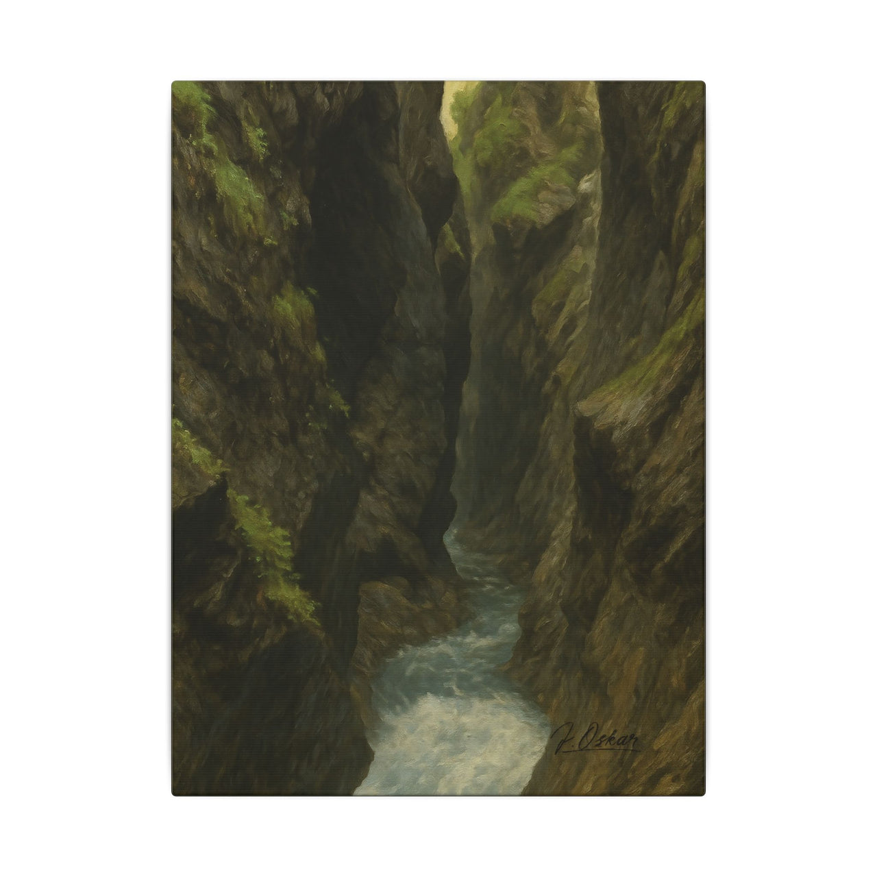 Majestic Mountain 48 - The Gorge Route Canvas Art