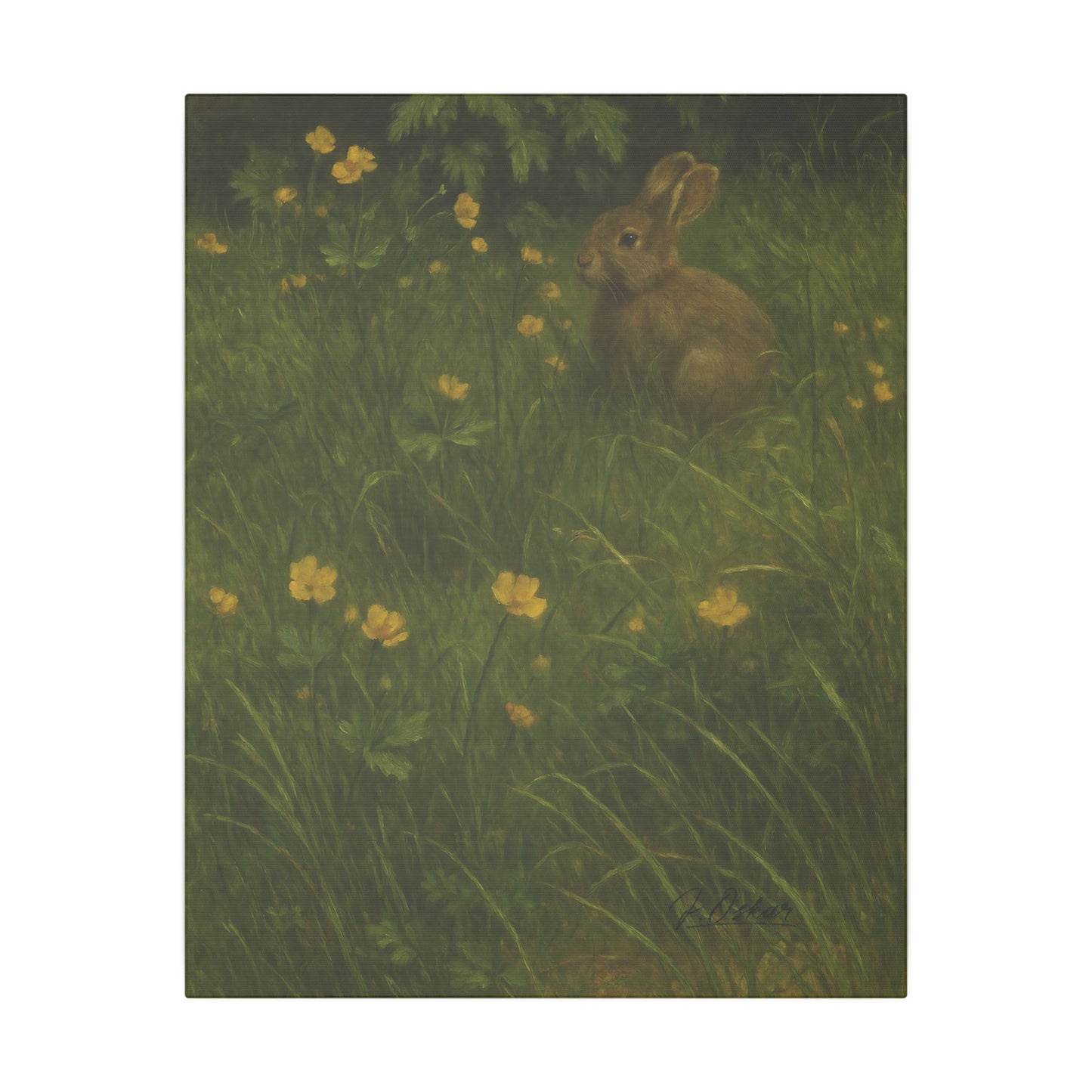 Majestic Mountain 36 - Among the Buttercups Canvas Art