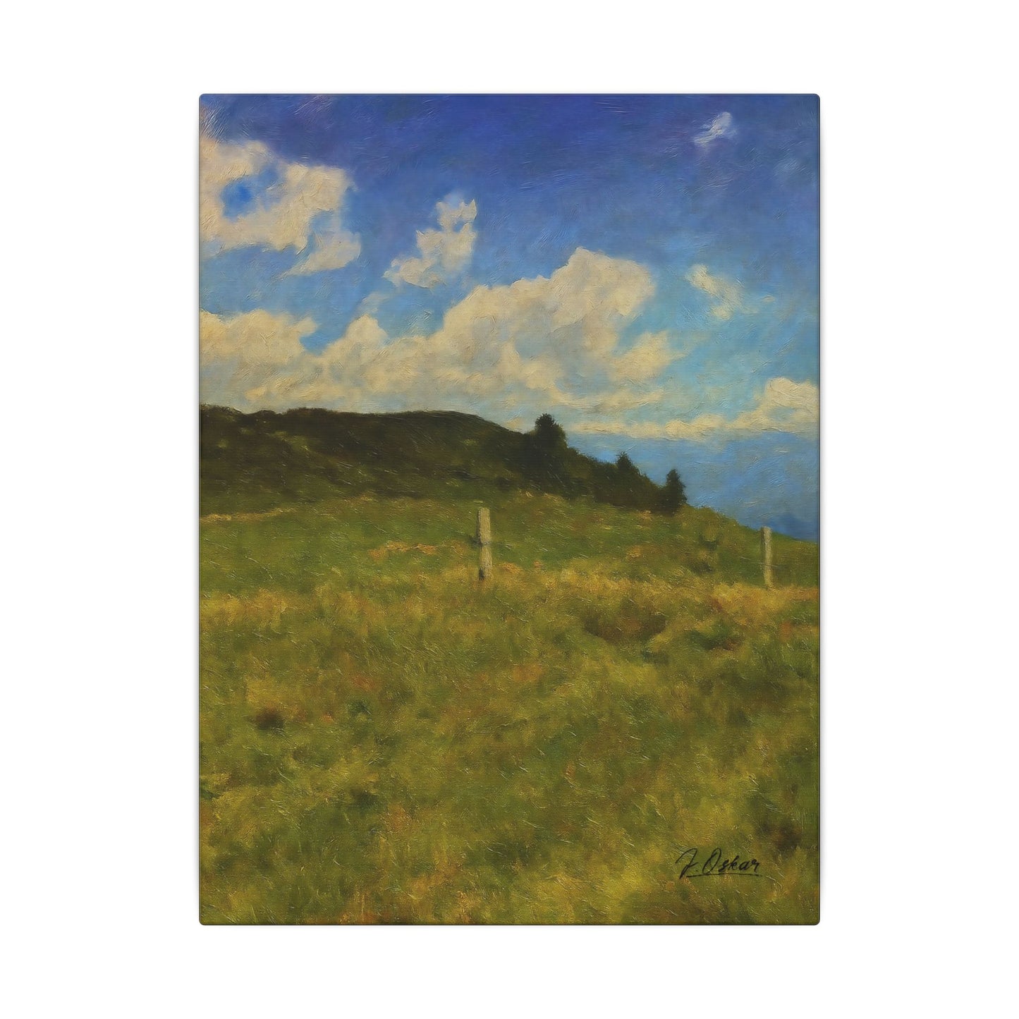 Majestic Mountain 25 - Hill of Quiet Winds Canvas Art