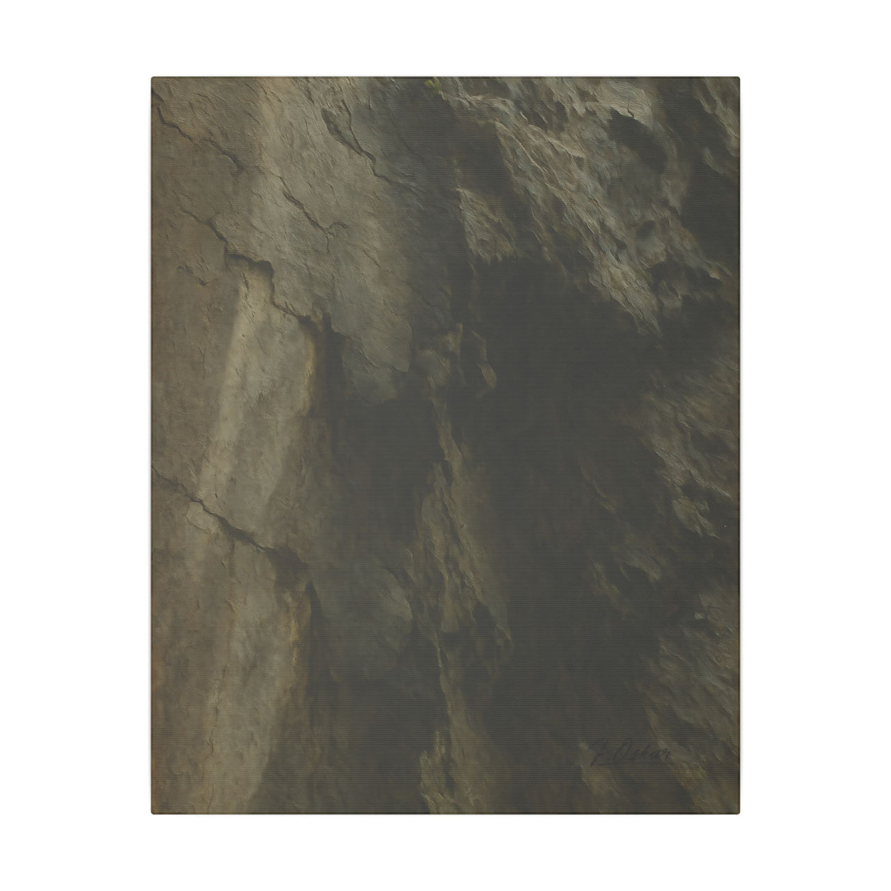 Majestic Mountain 47 - Silence of the Stone Canvas Art