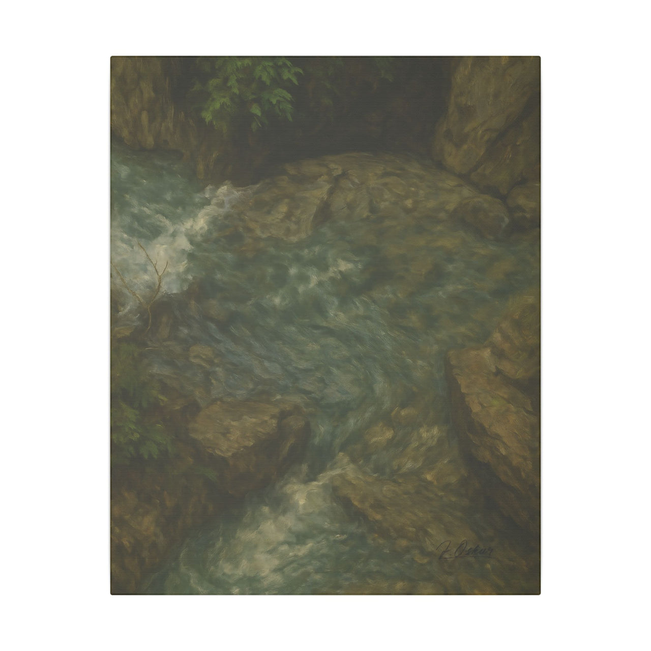 Majestic Mountain 44 - Dance of the Waters Canvas Art